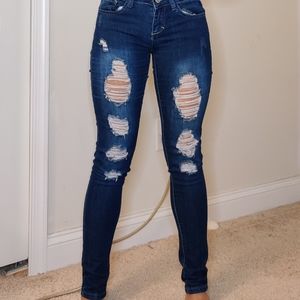Distressed Skinny Jeans